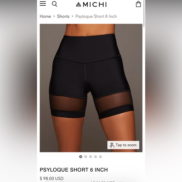 Michi PSYLOQUE SHORT 6 INCH - size S - Picture 1 of 4